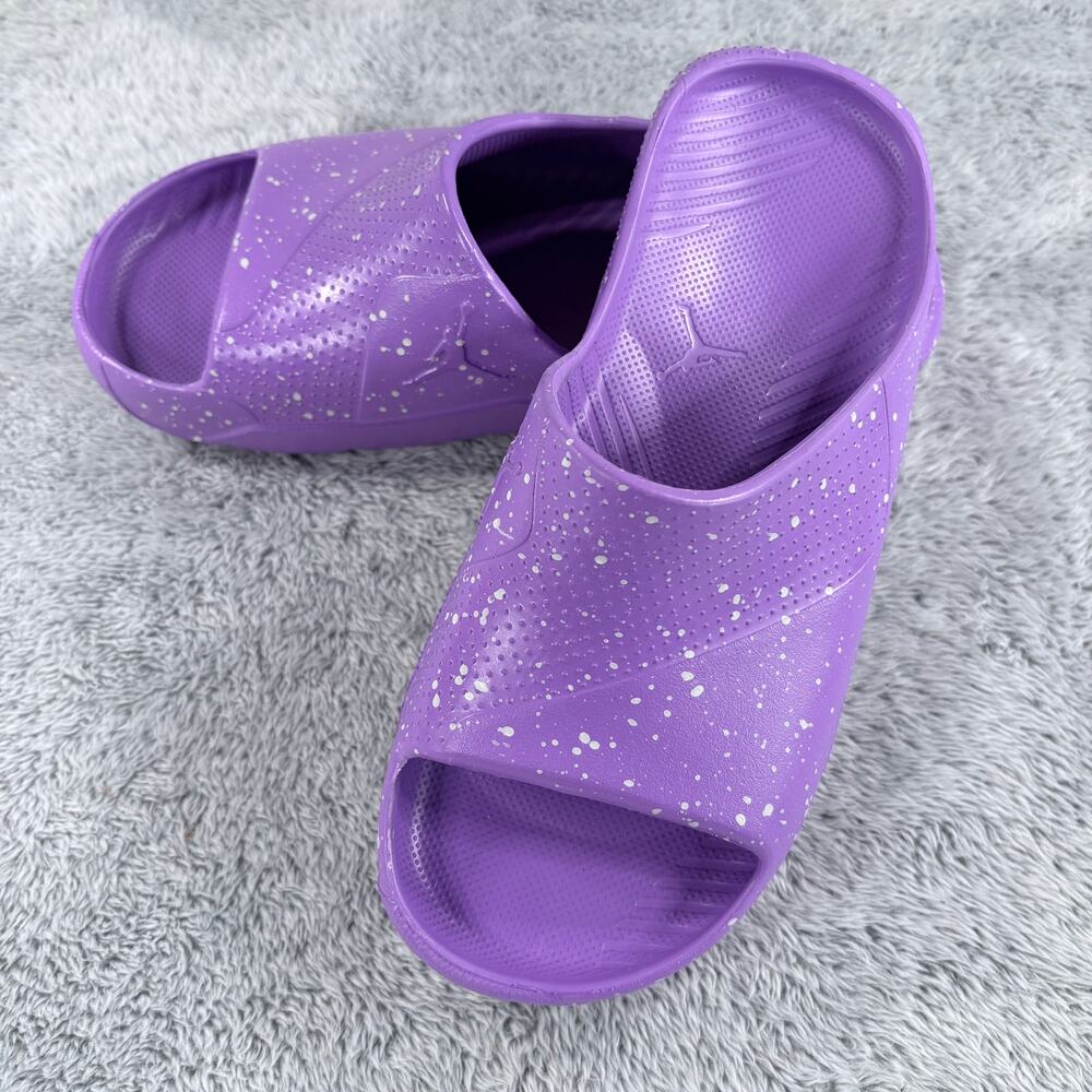 Nike Jordan Post Slides (GS) Youth 5Y Purple Athletic Comfort Summer Beach NWOB - Picture 1 of 6